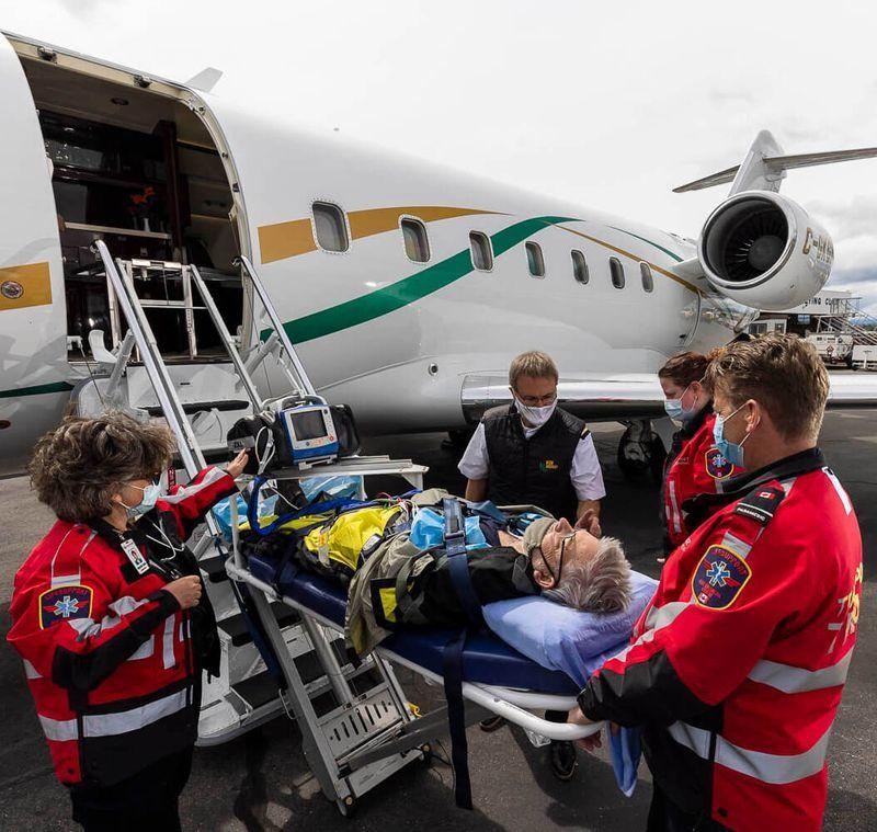 Chartered Air Ambulance Patient Transfer Team
